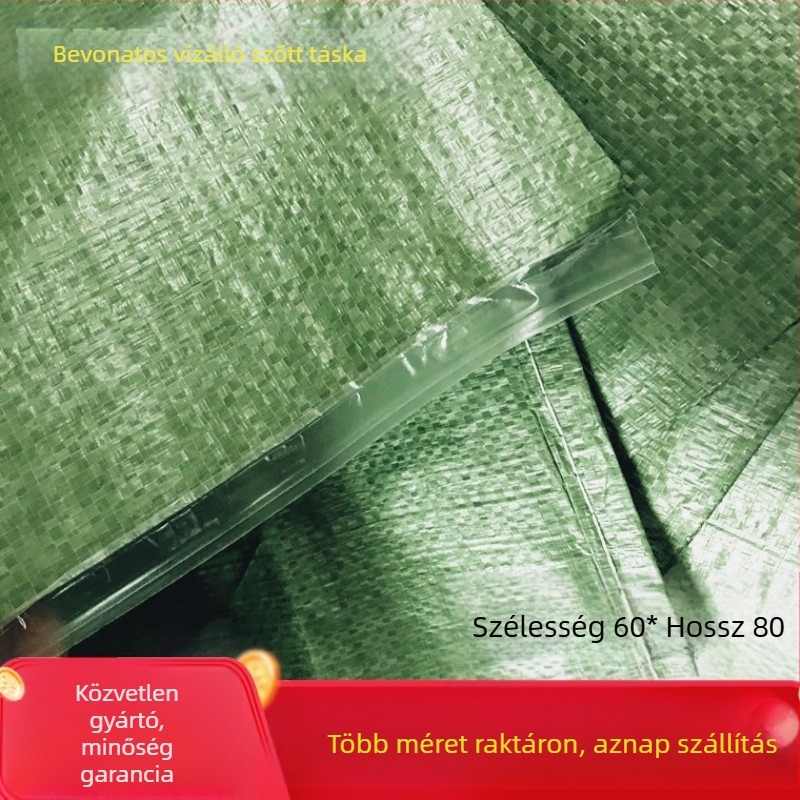 Hordó alakú szövött zsák | újrahasznosított anyag, vastagsága szövés 63, teherbírás 30, testreszabható