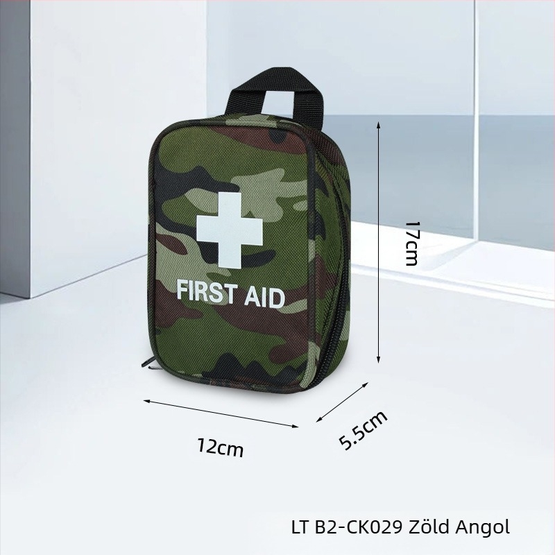 Gret LT B2-CK029 Elsősegély Készlet | Könnyen hordozható orvosi táska kültéri túrákhoz és utazásokhoz | Kis tároló táska sorozat