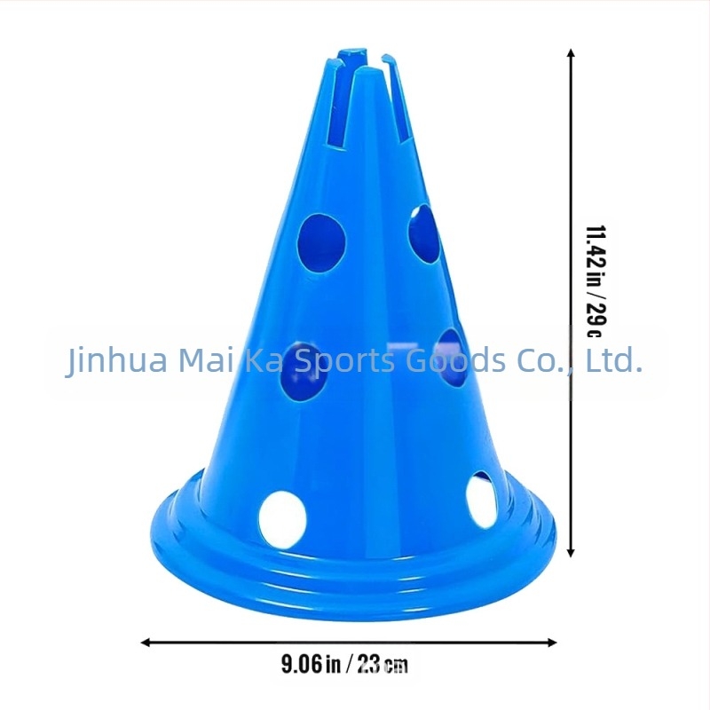 Maca edzéssegéd — PVC/PE akadályrúddal a futball és az ügyességi edzésekhez