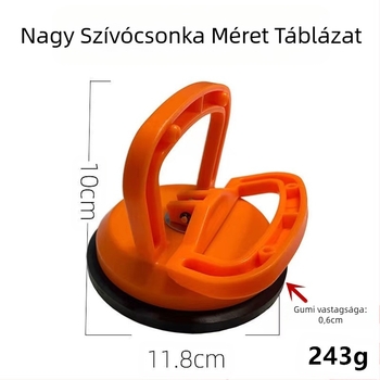 Autó horpadás húzó szívófejjel, króm-vanádium acél Cr_V, 245 g, nem mágneses, szigetelés nélküli