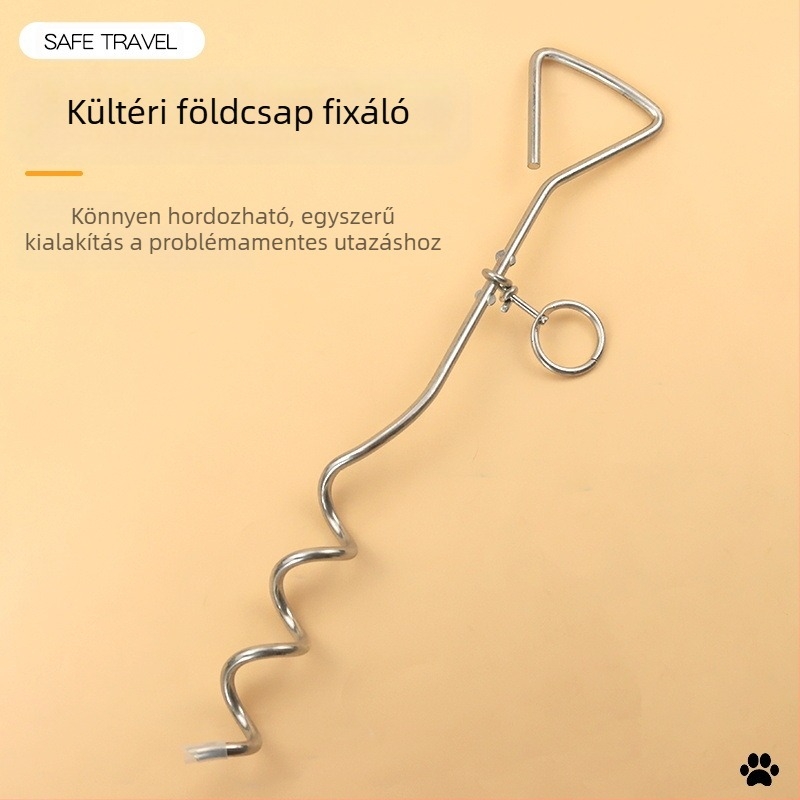 Hartley vasból készült kutyaankert spirális földhorgony kulturált kültéri használatra