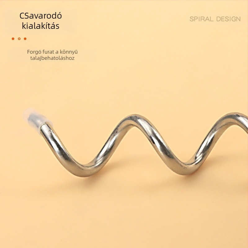 Hartley vasból készült kutyaankert spirális földhorgony kulturált kültéri használatra