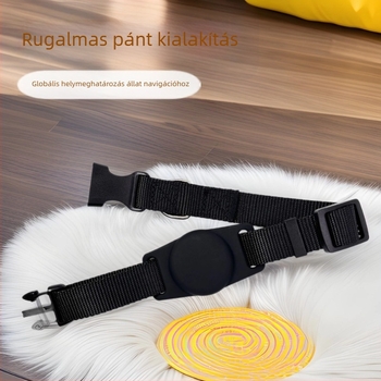 Állatka nyakörvre szánt szilikon tok lokátorhoz – modell ltemX Locator, Bluetooth 5.0, 220mAh, ABS+PC+szilikon, 9,5 g