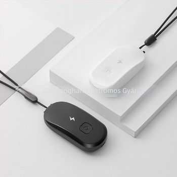 Moz. Nyakba akasztható hordozható levegőtisztító — negatív ionok, USB tápegység, gombos vezérlés, lélegző fény, zaj <36 dB, alkalmas területekig 10㎡