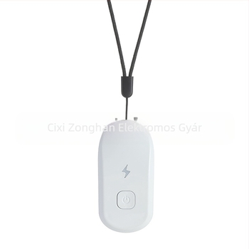Moz. Nyakba akasztható hordozható levegőtisztító — negatív ionok, USB tápegység, gombos vezérlés, lélegző fény, zaj <36 dB, alkalmas területekig 10㎡