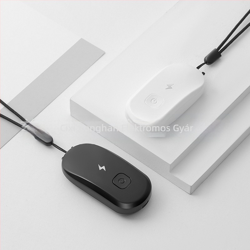 Moz. Nyakba akasztható hordozható levegőtisztító — negatív ionok, USB tápegység, gombos vezérlés, lélegző fény, zaj <36 dB, alkalmas területekig 10㎡