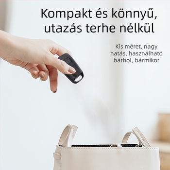 Mini ultrahangos kutyariasztó - nagy teljesítmény, hosszú hatótávolság, edzéshez és kültéri védelemhez, ABS anyag