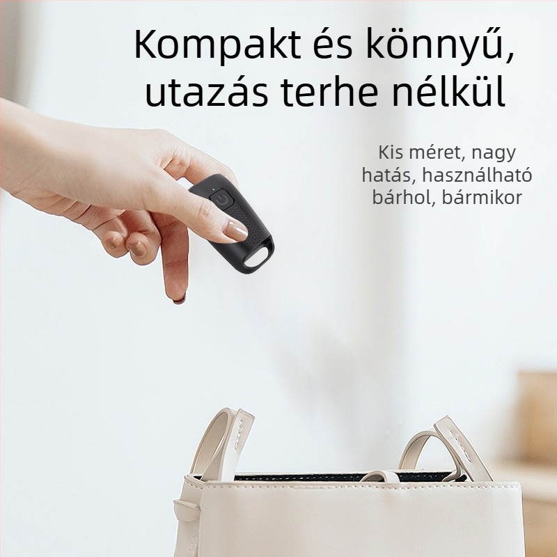 Mini ultrahangos kutyariasztó - nagy teljesítmény, hosszú hatótávolság, edzéshez és kültéri védelemhez, ABS anyag