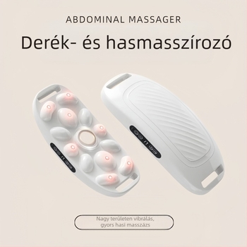 Hasmasszírozó rezgéssel és meleg tömörítéssel, vezeték nélküli töltés, gombos kezelőfelület, mágneses masszázs