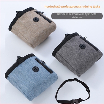 Kutyák kiképzésére szolgáló jutalomfalatás táska, Oxford anyagból, 500 g kapacitás, közepesen puha textúra