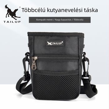 Kutyatáp deréktáska edzéshez, Oxford anyagú, háziállat-táska