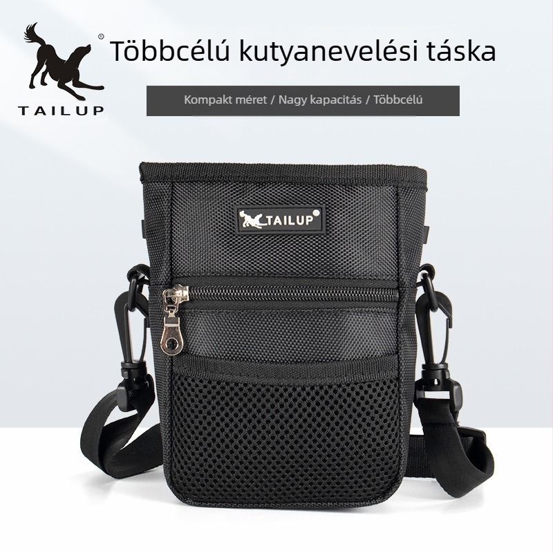 Kutyatáp deréktáska edzéshez, Oxford anyagú, háziállat-táska