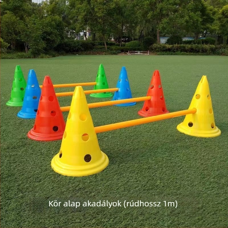 Edzés segédanyagok – futballhoz akadálypálya készlet (Testreszabás nem elérhető; Márka: Egyéb; Kategória: Edzés segédanyagok; Alkalmazható sport: Futball)