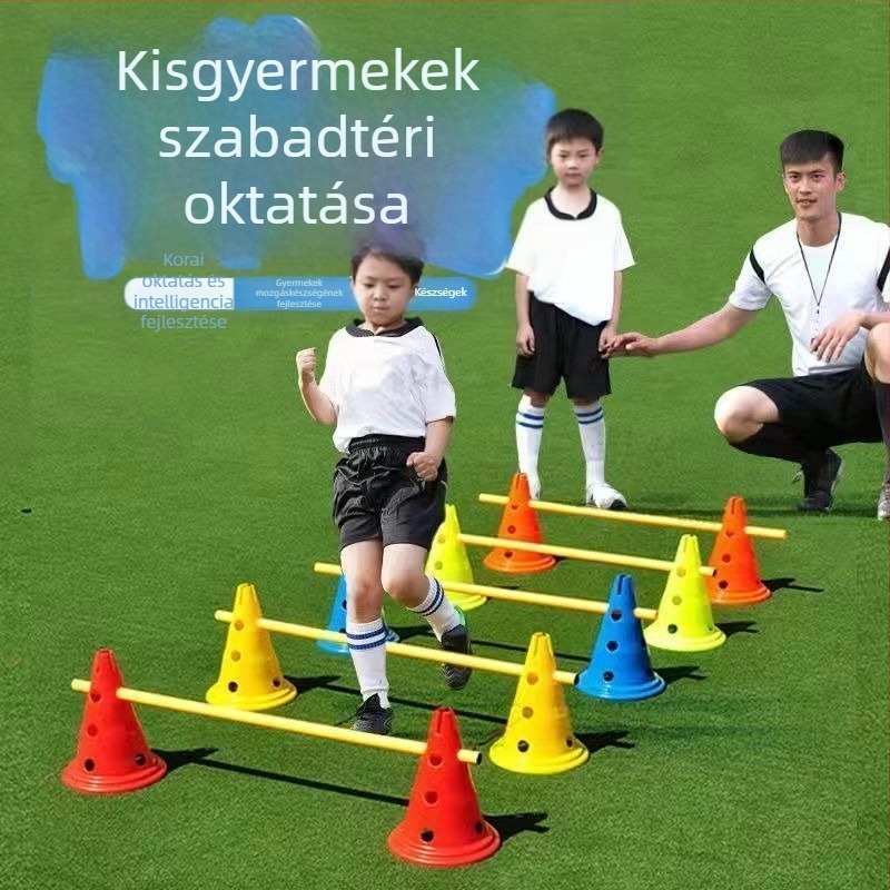 Edzés segédanyagok – futballhoz akadálypálya készlet (Testreszabás nem elérhető; Márka: Egyéb; Kategória: Edzés segédanyagok; Alkalmazható sport: Futball)