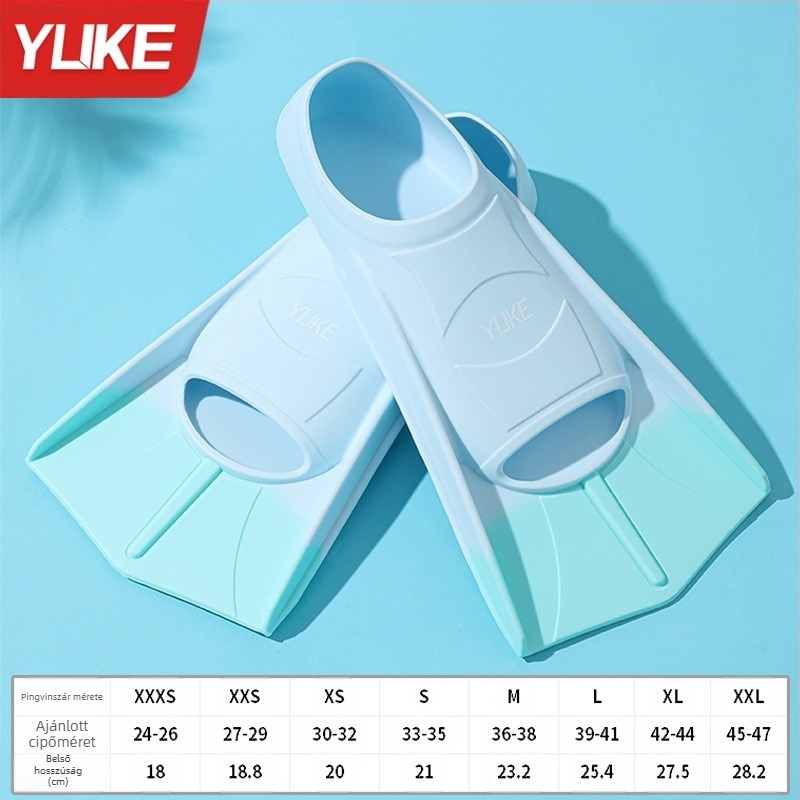 Yuke Márkájú felnőtt szilikon úszóusnyók – a gyorsúszás és a mellúszás edzésére, testreszabás nélkül