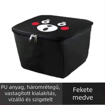 Elülső kosár elektromos kerékpárhoz belső béléssel és fedéllel, vízálló és porvédő