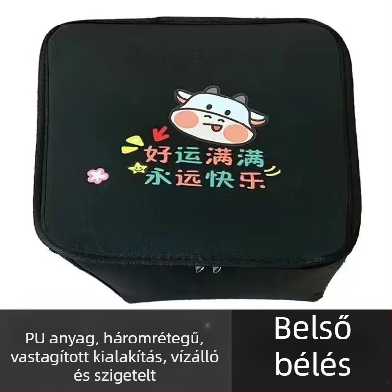 Elülső kosár elektromos kerékpárhoz belső béléssel és fedéllel, vízálló és porvédő