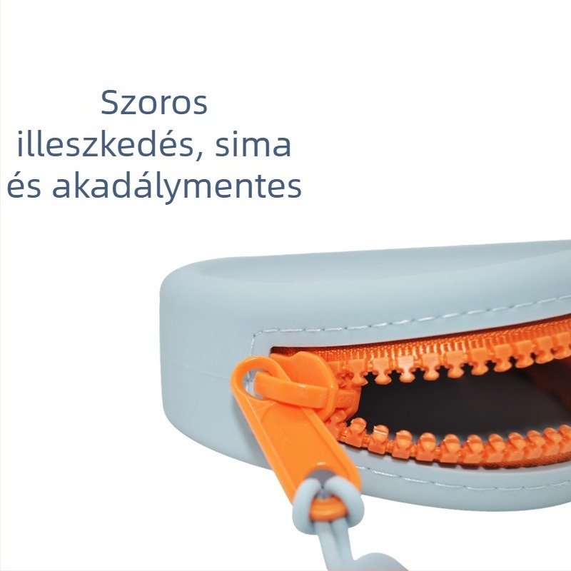 Szilikon utazótároló táska – modell NH984-6, kézitáska alak, anyag: szilikon, kozmetikumok és apró kellékek tárolására