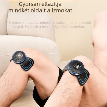 Nyaki gerinc masszírozó JZAMT01, újratölthető, 1 masszázs érintkezés, mini masszázs tapasz, impulzus akupunktúra