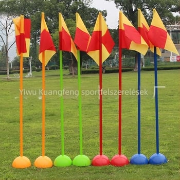 Futball-edzés rúd vízfeltöltős alappal (Anyag: ABS; Testreszabás: Igen; Márka: saiaoty; Sport: Futball)