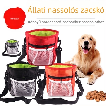 Szilikonból készült kutyatréning övtáska nassolnivaló rekesszel