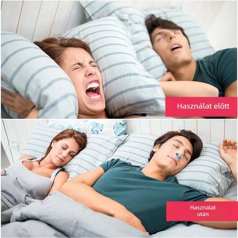 Silikon orrklipsz horkolás elleni eszköz, minimalist design, Kína eredetű