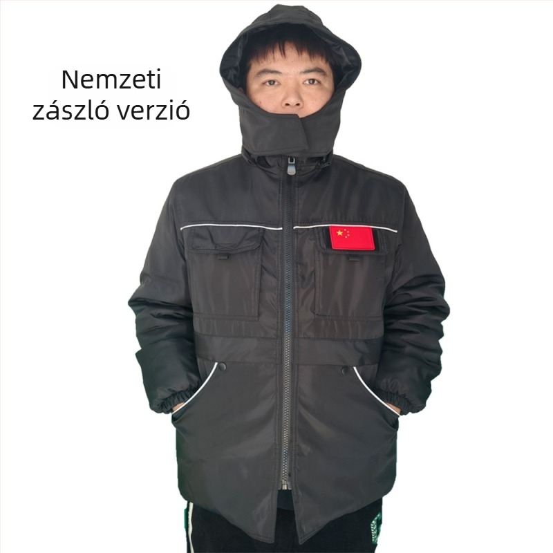 LUYANG Kutyatraining kabát poliészterből, szél- és vízálló, karcolásálló, nagy zsebbel