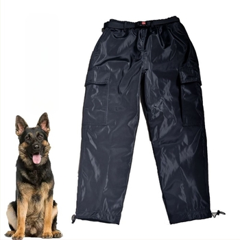 K9 kutya tréning mellény, vízálló nejlon anyag, vastag anyag, cipzár, laza szabás, több zseb