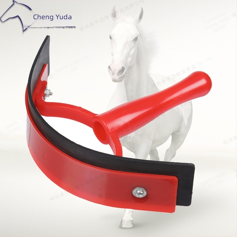 Lovas ecset, PP műanyag izzadságkaparó, 100 darab