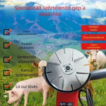 Elektronikus szögcsiszoló állattenyésztéshez – disznók szőrtelenítése és szarvasmarha/juh gyapjának polírozása, rozsdamentes acél (Anyag: rozsdamentes acél; Alkalmazási terület: Mezőgazdaság; Márka: Egyéb)