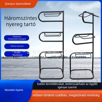 Háromszintes nyeregtartó állvány - Többszintes tárolás, állítható szög, padlóra álló