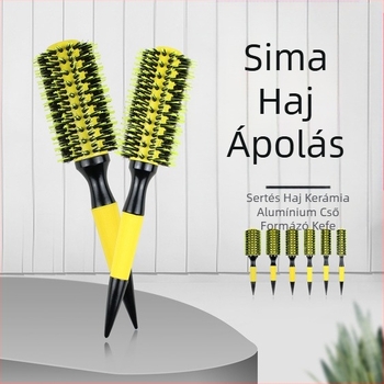 Göndörítő hajfésű, King Carpenter, ABS anyag, sörtékkel és nylon szállal, általános használatra