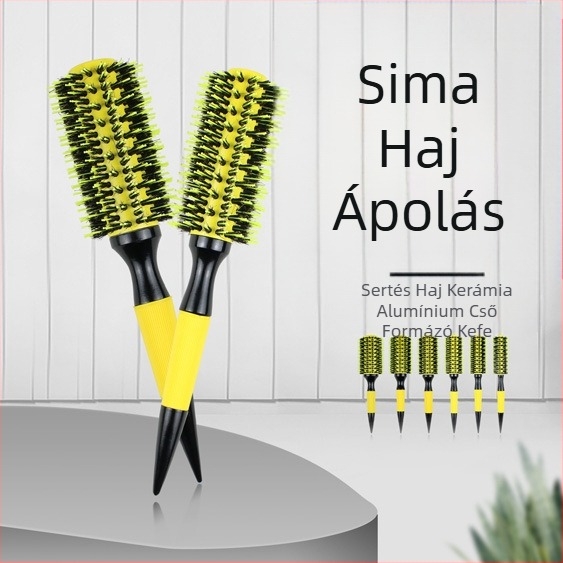 Göndörítő hajfésű, King Carpenter, ABS anyag, sörtékkel és nylon szállal, általános használatra