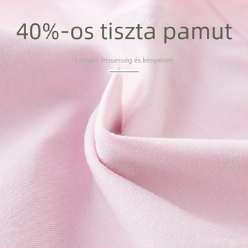 Lányok számára tervezett menstruációs fehérnemű, fő anyag 95% pamut, ágyék rész 100% pamut, háromrétegű szivárgás elleni védelem