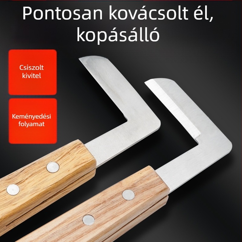 Fairpeg állatorvosi patavágó kés, L-formájú, tehén, ló, juh és szamár számára