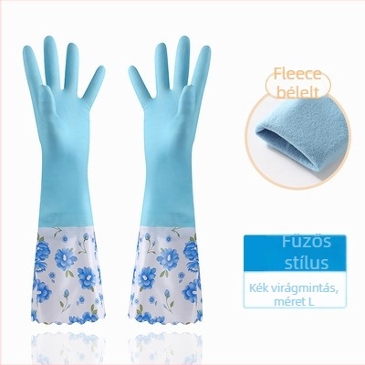 Independence márkájú velúr béléses latex kesztyűk, vastagított kivitel