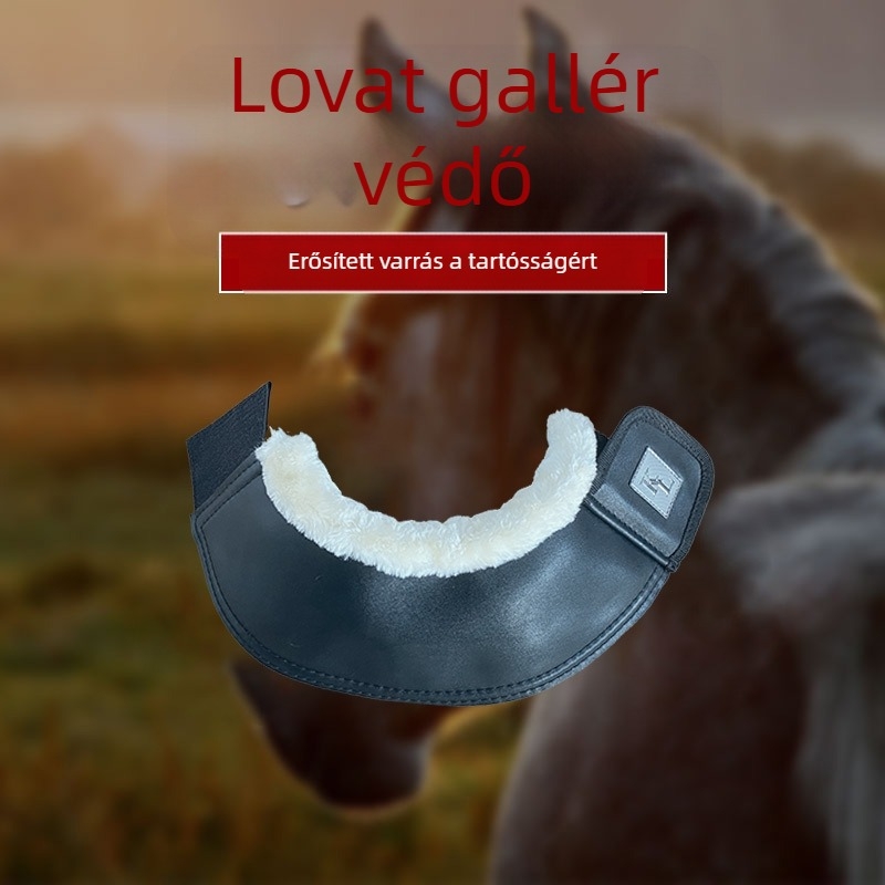 Patkóvédő burkolat — Ütéscsillapító, Tartós, Csuklóvédő; Anyag: imitált kecskebőr PU bőr, butilén gumi, mesterséges gyapjú; Testreszabható