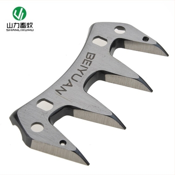 Juhoknak gyapjúvágó penge készlet, 13 fogú egyenes penge, fix és mozgó pengekkel