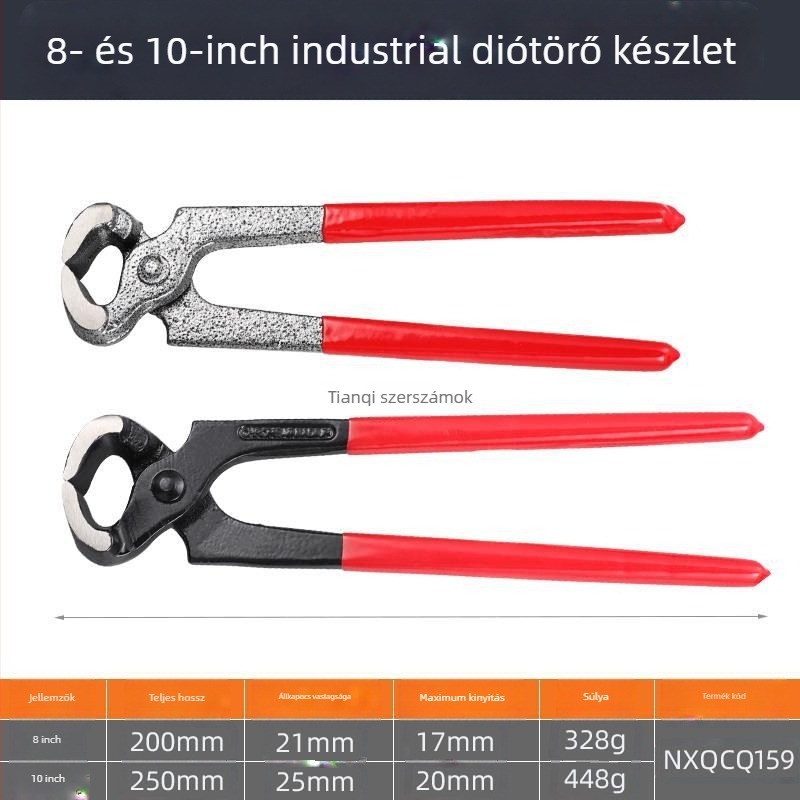 Bonsai gömbcsuklós metszőolló, gömb alakú szerszám, Nutcracker modell, magas széntartalmú acél