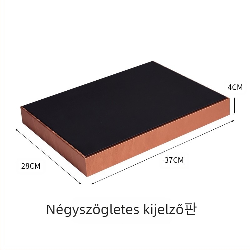 Ékszer kiállító polc (bőr; csempe-stílus; nyomtatott logó; testreszabás lehetősége; Zhongmeida)