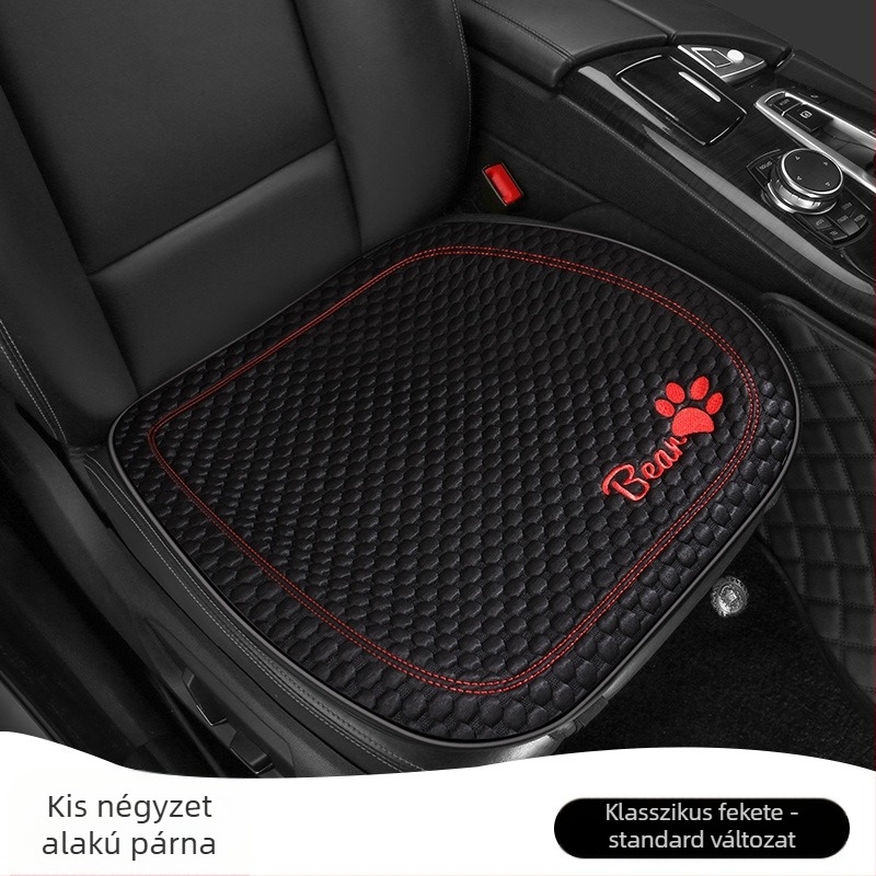 Autóüléshez való párnahuzat, sík, egyszerű stílus, poliészter felület, hűsítő selyem töltet, egyetemes minden évszakhoz.