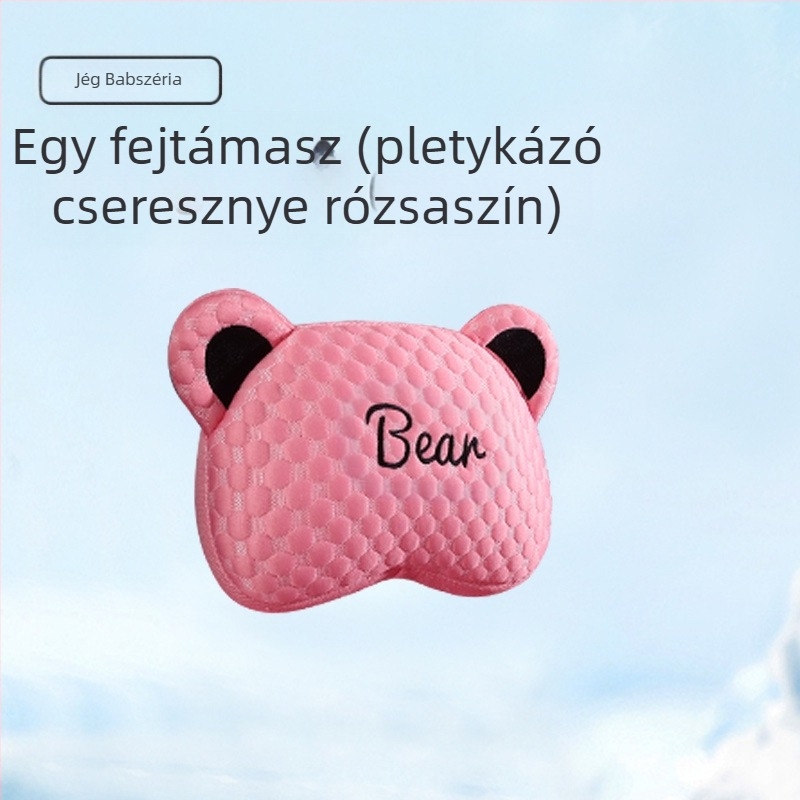 Autóüléshez való párnahuzat, sík, egyszerű stílus, poliészter felület, hűsítő selyem töltet, egyetemes minden évszakhoz.