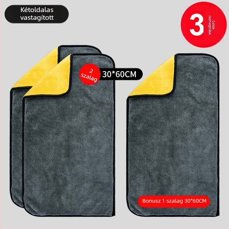 Autómosó törölköző, nedvszívó és vastag, vízjel nélküli | Anyag: Egyéb; Márka: Egyéb; Típus: Autómosó törölköző