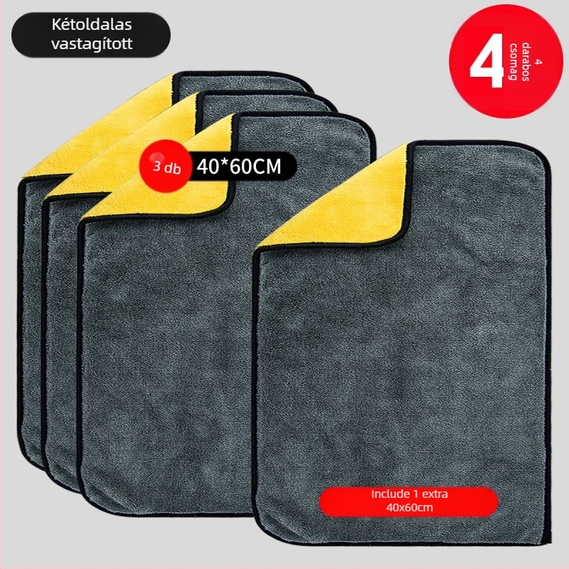 Autómosó törölköző, nedvszívó és vastag, vízjel nélküli | Anyag: Egyéb; Márka: Egyéb; Típus: Autómosó törölköző