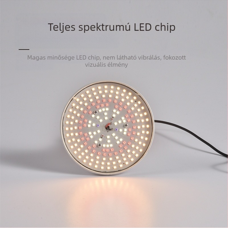 E27-bázisú teljes spektrumú növényi növekedési lámpa, 24W, 2400 lm, IP44