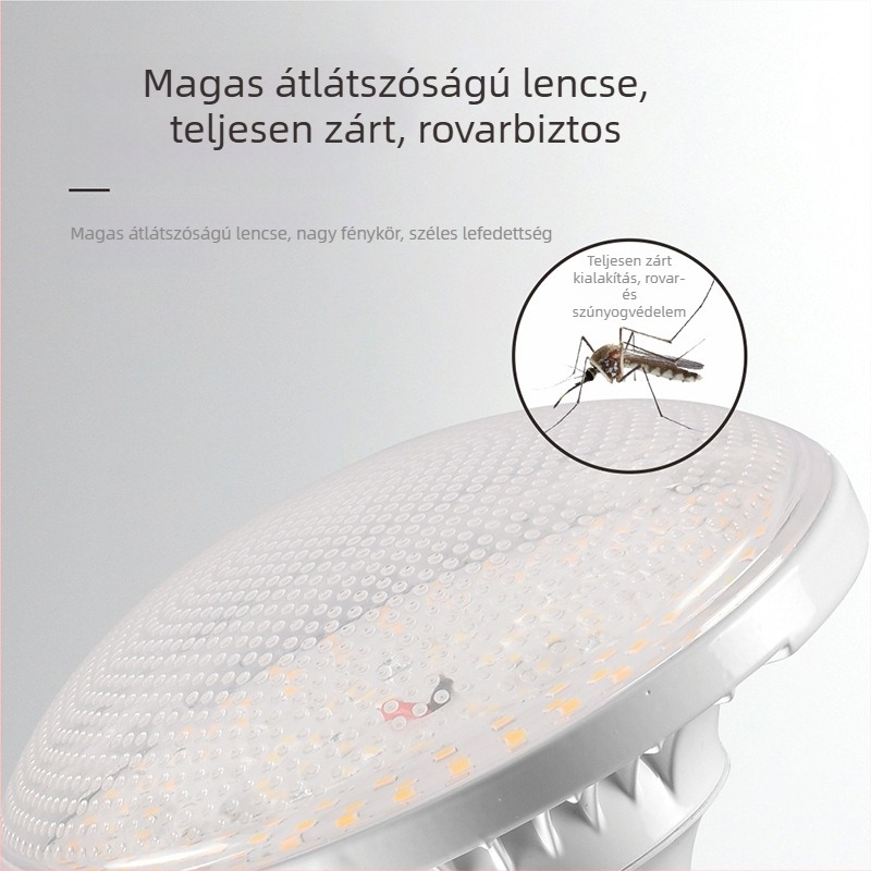 E27-bázisú teljes spektrumú növényi növekedési lámpa, 24W, 2400 lm, IP44