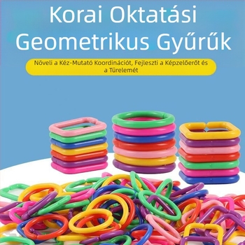 Műanyag építő nyaklánc játék 4–6 éveseknek; 38–50 darab; DIY-kompatibilis