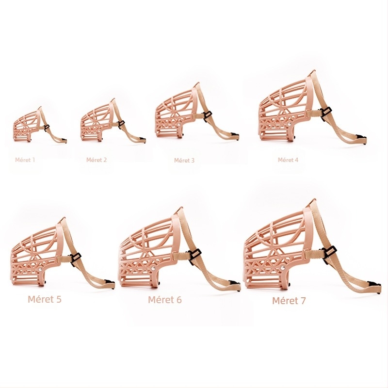 Mouth sleeve kutyáknak - kerítés-stílus, PP anyag, Pipitao márka, csomagolás 100-400 db, nem összecsukható