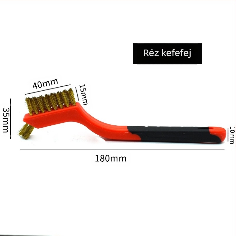 Öt darabos konyhai gázfőzőtisztító kefékészlet – páraelszívó réseinek tisztításához, zsírtalanítás és lerakódások eltávolítása, acél kefék