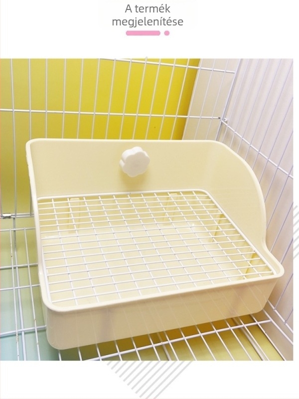 Felfelé emelt négyszögletes WC nyulak és guinea pig számára, nagy alomtálca háziállatok számára; Anyag: Egyéb; Eredet: Egyéb; Importált: Nem; Márka: Egyéb